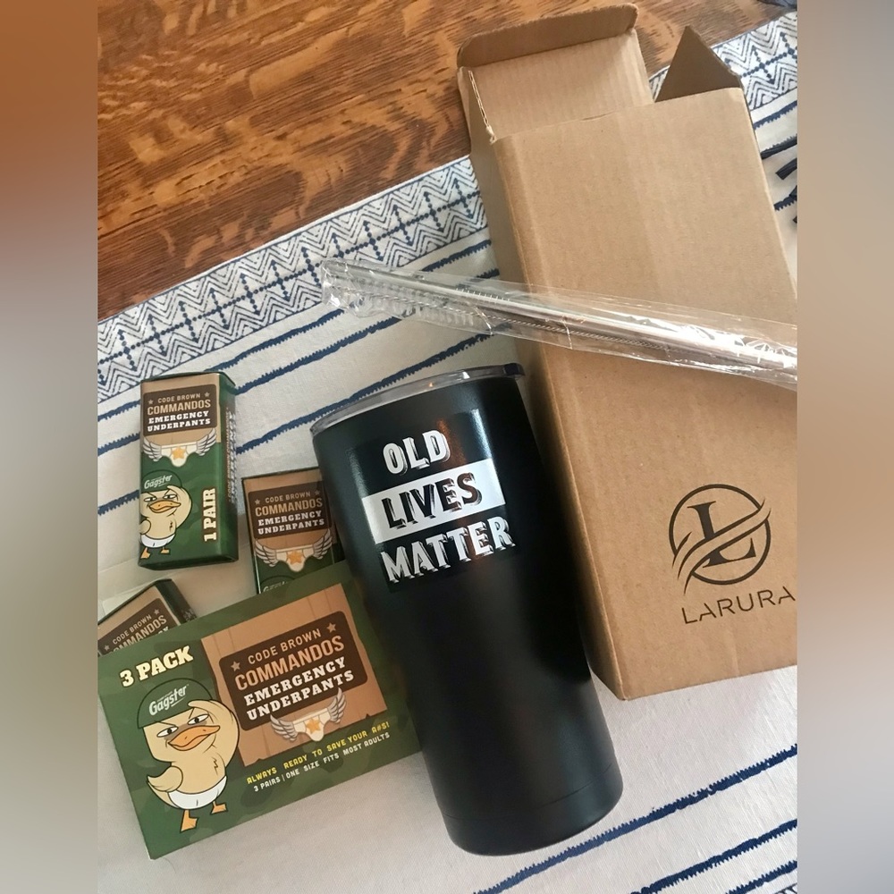💥3 for $25💥 NWOT “Old” gag humor items gift(s), unused in original packaging